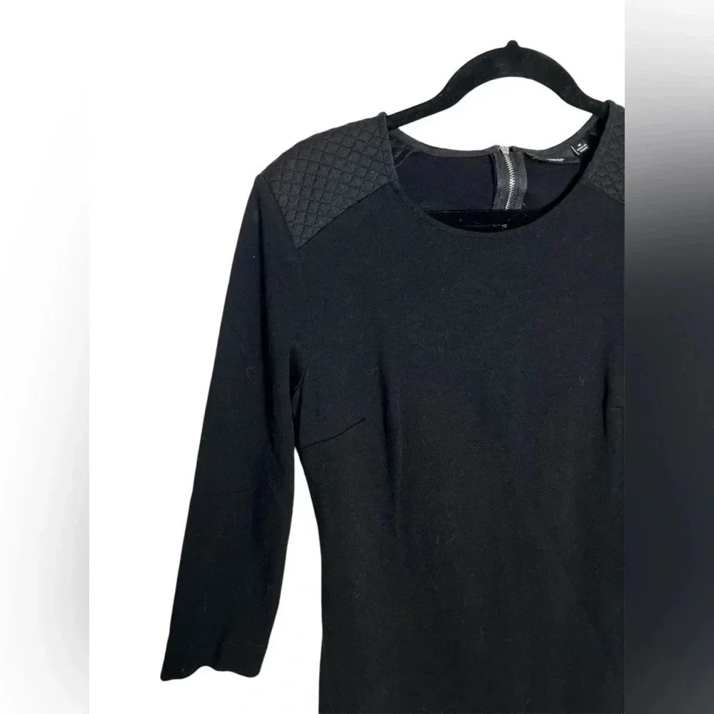 Premise Little Black 3/4 Sleeve Dress Size Medium - Picture 2 of 5